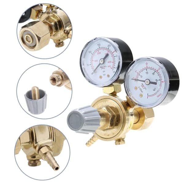 Trykkreduserende regulator for MIG MAG TIG sveisemaskin