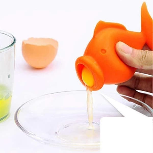 Eggeutskiller Gullfiskformet Eggeutskiller Eggeutskiller Eggeutskiller Eggeutskiller Eggeutskiller Eggeutskiller Eggeutskiller, 9*6*3cm, Oransje