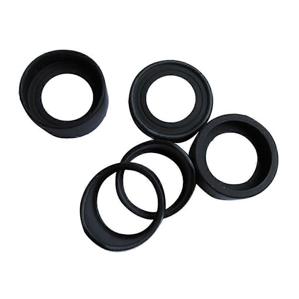 2 stk./sæt 34 mm 36 mm diameter gummi øjestykkedæksel øjenværn øjenskærme beskyttelse stereomikroskop teleskop monokulær kikkert