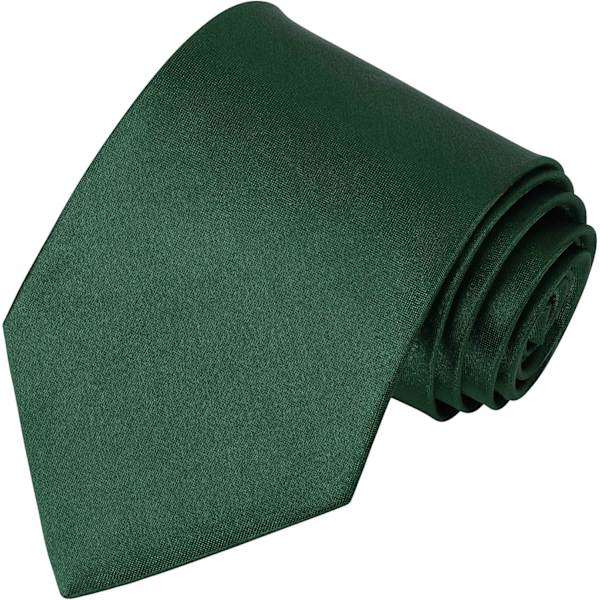 Herrar Slips Solid Färg Halsduk för Män Bröllop Business Formell Slipsar Green