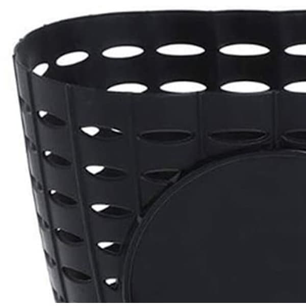 Barnevogn, plastvogn for oppbevaring, svart