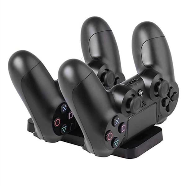Dobbelt ladestation til 2 PS4 controllere