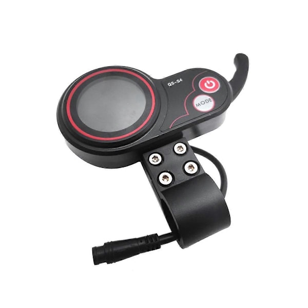 -S4 48V-60V Tumgas LCD Display Mätare för Zero 8 9 10 8X 10X Elscooter 6PIN Display A