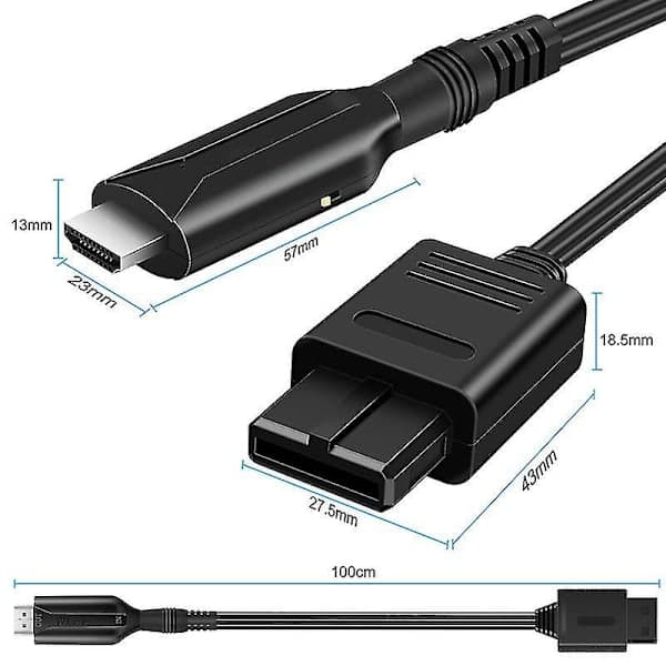 Adapter for Sony Ps1/Ps2 til Hdmi Spillkonsoll, Lyd- og Videokonverteringskabel