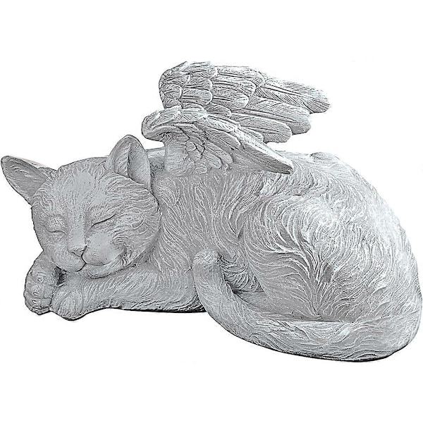 Design Toscano Mindekat Engel Æresstatue Gravsten, Polyresin, Antik Sten