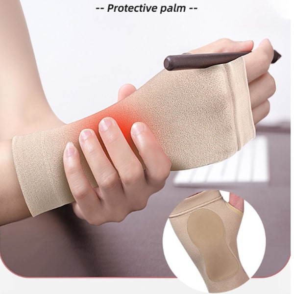 Handleds- och tumstöd för artrit, ledvärk, tendinit, stukning, handinstabilitet - handledsstöd för sport, handledsstöd för dagligt bruk Multi Zone left hand-right hand