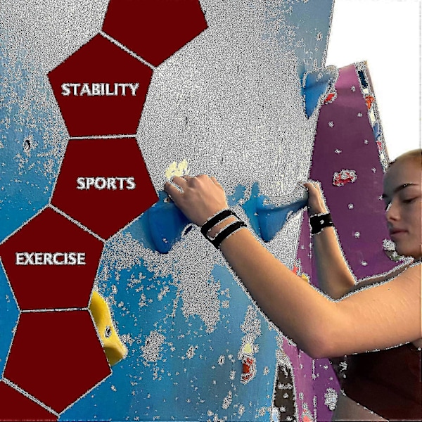 Wristwidget Justerbart handledsstöd för TFCC-skador, One Size passar de flesta. För vänster och höger handled, stöd för viktbärande belastning, träning Red