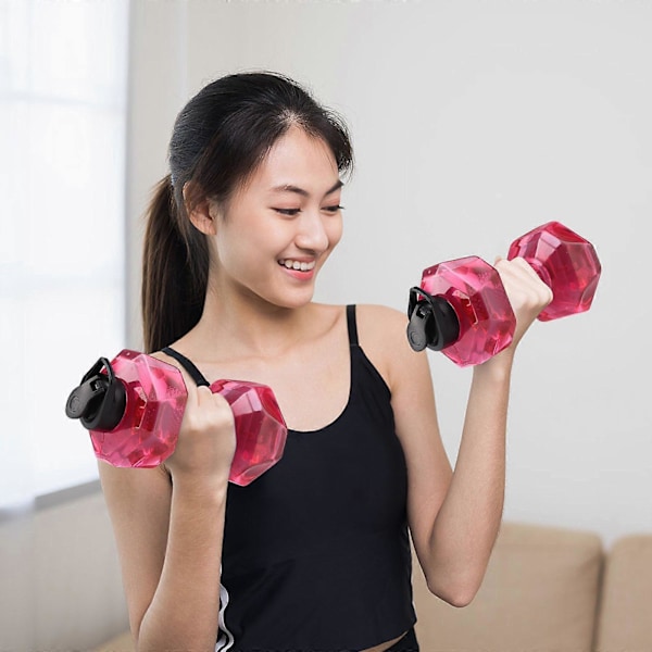 2023 Kuumavesi Käsipainot Fitness Vesiliikunta Tanko Muovipullo Kuntoiluvälineet 100% Uusi green