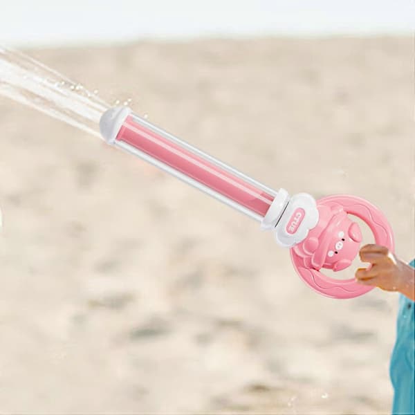 Sommer vand spray legetøj til børn i alderen 4 til 7, til poolfester, pink.
