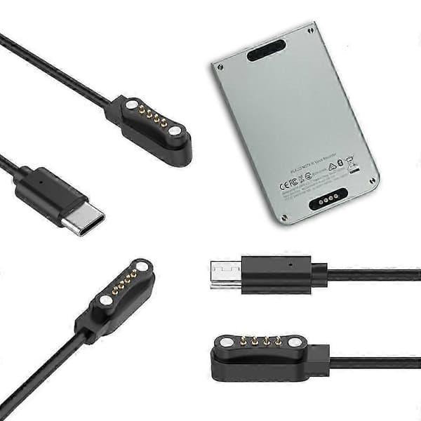 For PLAUD Note AI Stemmeopptaker 1m 5V Magnetisk Ladekabel