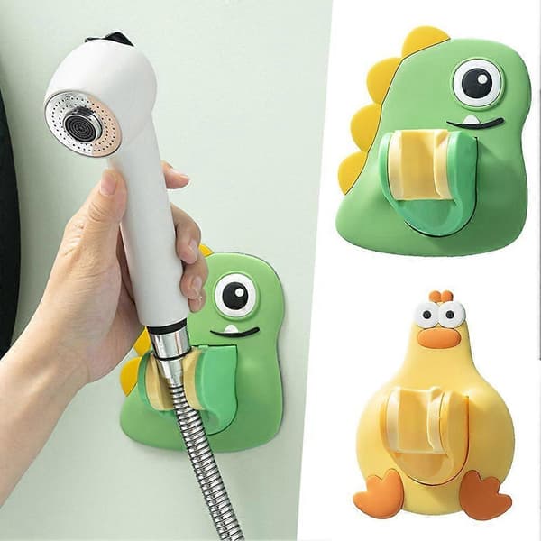 Brusehovedholder til børn Nem borefri og værktøjsfri installation. Tilbehør til småbørnsbadekar Bubble Duck