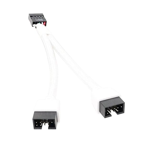 Mini USB 9-pin datakabel Skjermet USB 2.0 9-pin delt kabel 15 cm
