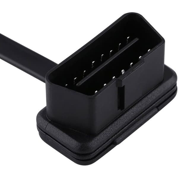 Bil Auto 16-pin han til hun OBD2 diagnostisk forlængerkabeladapter, 100 cm/39 tommer længde