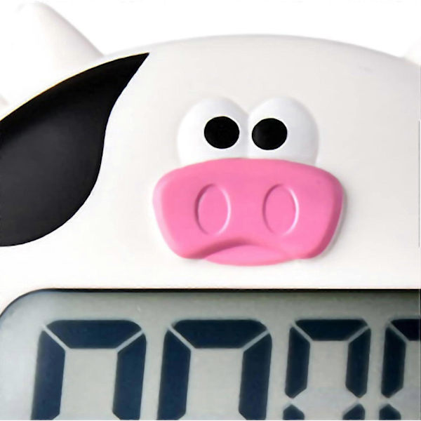 Digital Kökstimer LCD-Display Magnetisk Nedräkning Stoppur Timer, Kök Matlagning Nedräkningstimer Barn Timer White