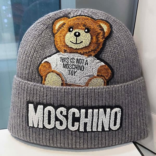 Moschino Brandin hattu M(54-58cm) grey