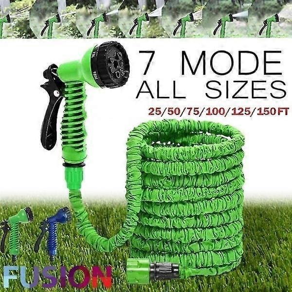 25FT-150FT Magisk Fleksibel Hageslange green 125 ft