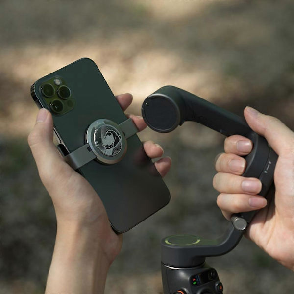 Magnetisk Telefonklämma för Snabb och Enkel Montering av Smartphone på DJI Osmo Mobile 6/5/4/SE