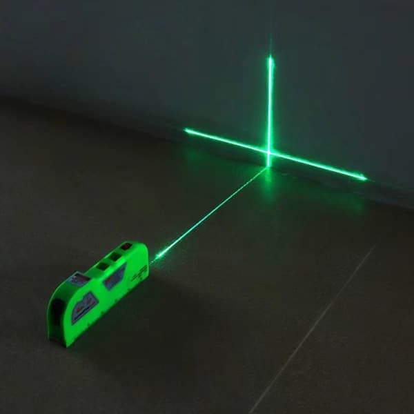 Lasernivå med måttband
