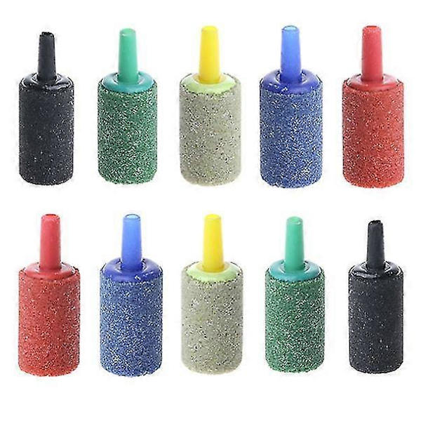 10-pak luftsten boble cylinder iltsten luftpumpe tilbehør iltdiffuser