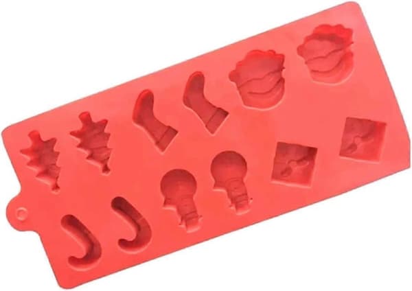 Jul Silikon Isbitsform, Chokladkaka Godis Gelé Isbitsform, DIY Jul