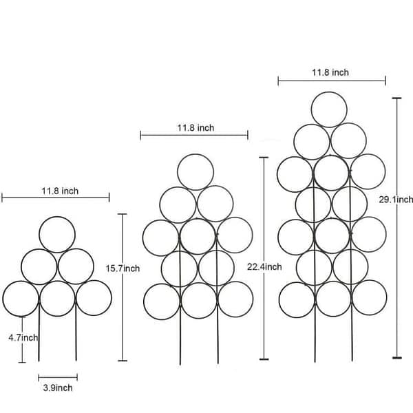 Plantestøtte/Støtte til planter 1/2 stk.