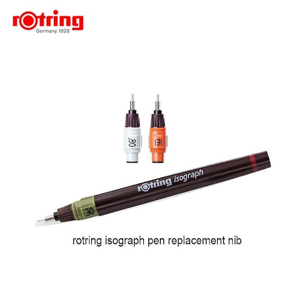 Rotring Isograph Ersättningsritstift 0,1 mm 1,0 mm 1 styck|konstmarkörer 0.1mm nib