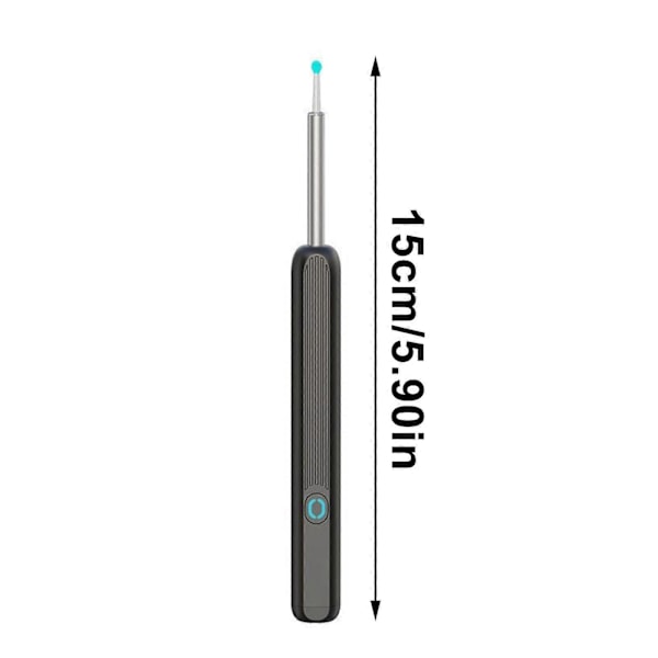 1080p Wi-fi Synlig Voksfjernelsesske USB HD Load Otoskop White