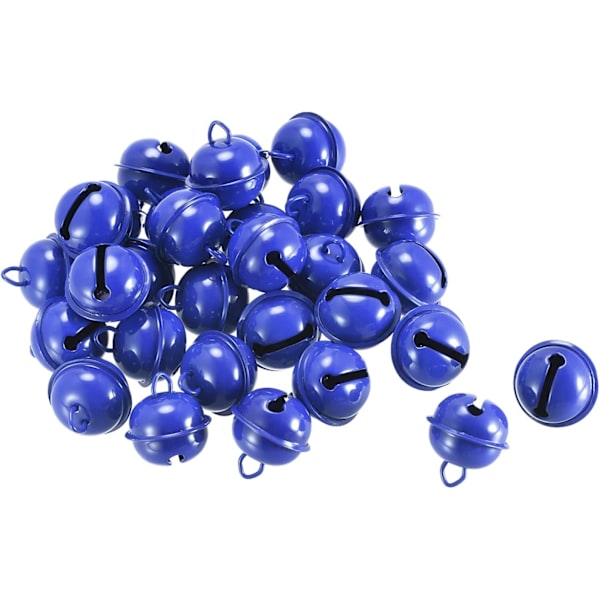 Jingle Bells, 22mm 48 kpl käsityökellon DIY-joulukoristeluun, musiikilliseen juhliin, kotiin, festivaaleille, häihin Dark Blue