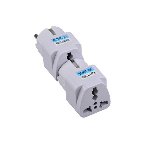 Reiseplugg EU-kontaktpluggadapter 250V 10A reiseadapter reiselader