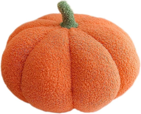 Halloween Græskar Pude Efterårs Græskar Plyslegetøj -Sy 30CM
