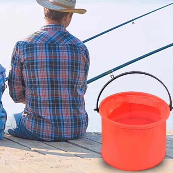 Vikbar sandleksakshink med läckagesäker bas för utomhuspool strandaktiviteter barn resevänlig sommarträdgårdsredskap blå Blue