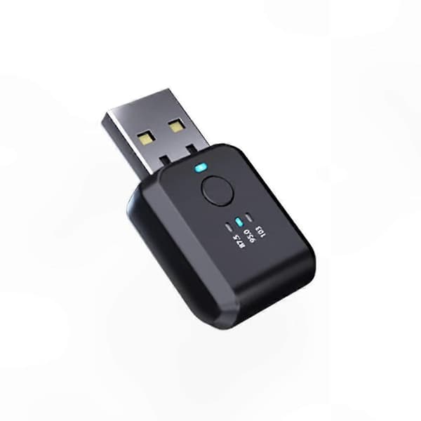 Trådløs Bluetooth 5.1 Bil FM-sender med USB-lader, håndfri samtale og musikkstrømming for bil
