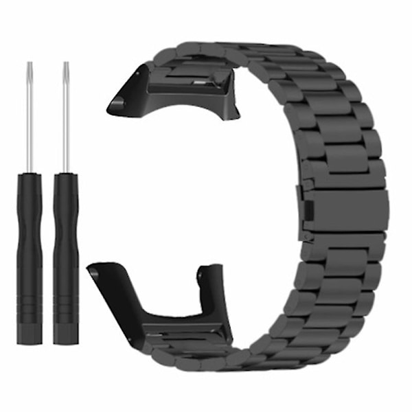 For Suunto Ambit3/Ambit2/Ambit Steel Klokkereim 3-Perle Armbånd Erstatning Black Style A Suunto Ambit