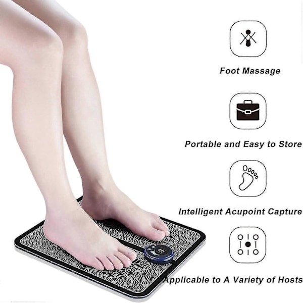 Fodmassager til neuropati fødder, helkropsmassager til neuropati, 8 tilstande 19 niveauer fodmassager til neuropati Tw