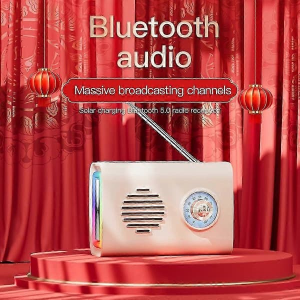 Mini Bluetooth-kaiutin, vintage langaton kaiutin, retro Bluetooth-kaiutin