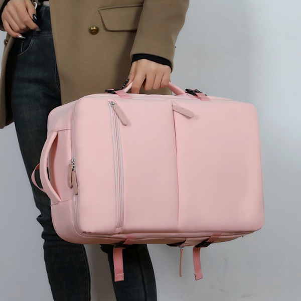 Kabine Rejse Rygsæk 40x20x25, Stor Kapacitet, Unisex, Minimalistisk Stil, Vandtæt, Til Skole og Rejse Green