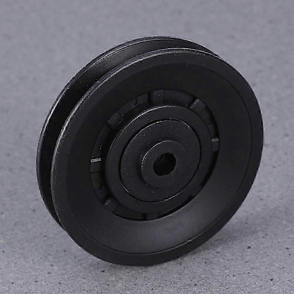 4 st Diameter 90mm Universal Slitstark Nötningsbeständig Lagerhjul Trissa för Gymutrustning (Svart)