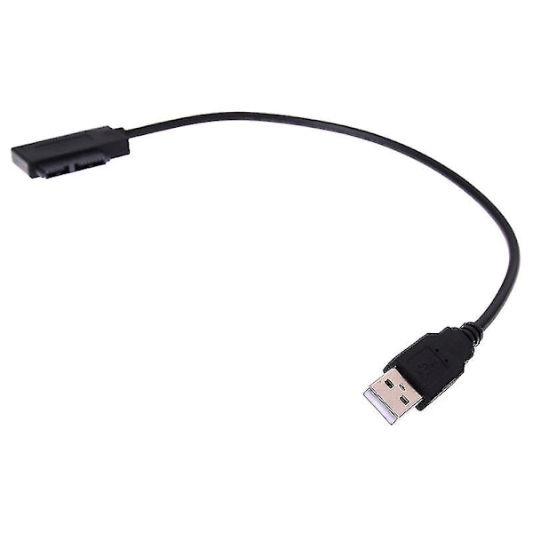 7+6-polet USB2.0 til SATA ekstern adapterkabel med optisk drevkabel