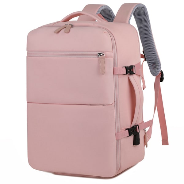 Kabine Rejse Rygsæk 40x20x25, Stor Kapacitet, Unisex, Minimalistisk Stil, Vandtæt, Til Skole og Rejse Green
