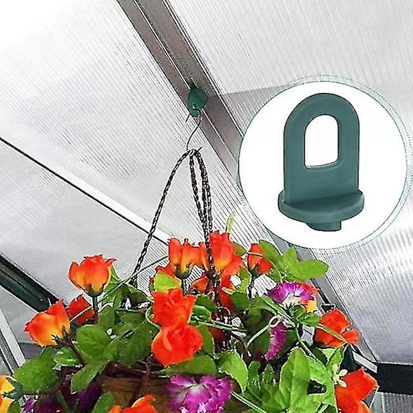 Kasvihuoneen kiinnikkeet, 50 kpl setti, erittäin vahva pito ja lenkit - Paras ristikko ja kasvinpidike kasvihuoneellesi