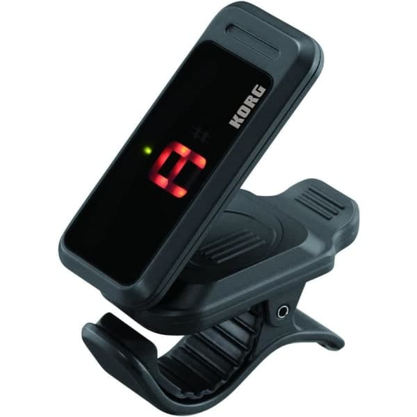 Pitchclip 1 - Clip-On Kromatisk Stämapparat för Gitarr och Bas (Svart PC1)