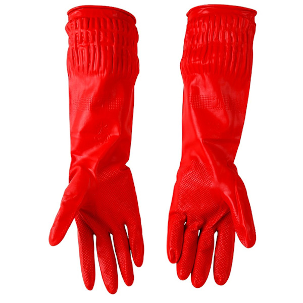 Waterproof Latex Gloves Long Sleeve Cleaning Washing Gloves Home Kitchen Accessories