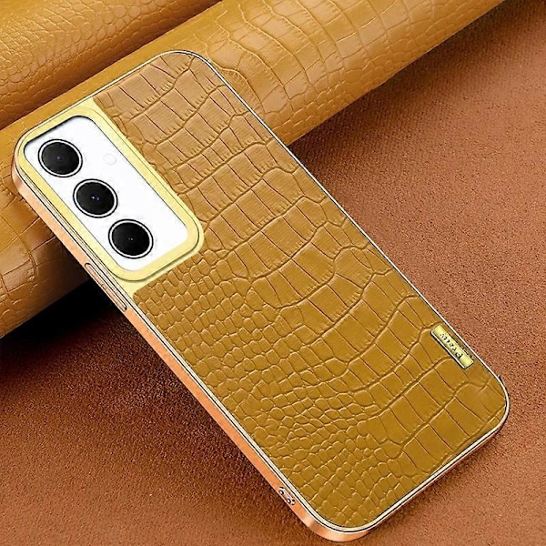 Samsung Galaxy A35 5G -kotelo, 6D-galvanointi, krokotiilinnahkajäljitelmä Multicolor Style D