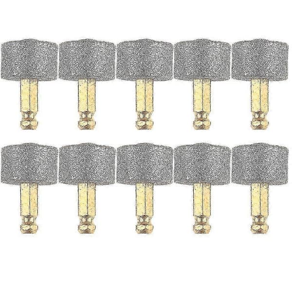 10 stk Erstatningshjul for hundneglsliper, erstatningshode for slipehode Grey 10pcs