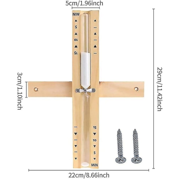 Sauna timeglass, 15 minutter sauna timeglass, sauna timeglass, sand timer--