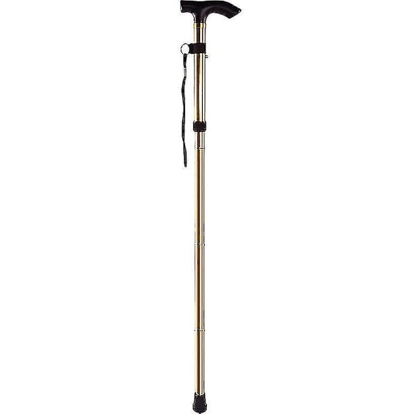 Justerbar Foldbar Vandrestav Skridsikker Base Vandrestave Aluminium Legering Sammenklappelig Stok 1 stk Høj Kvalitet red