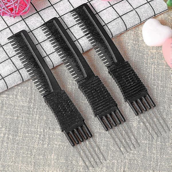 3-pack kolkam med metallstift (svart)