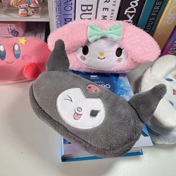 Anime-karakterer plysj pennal Etui med stor kapasitet for skolekontoret Cinnamoroll Cinnamoroll