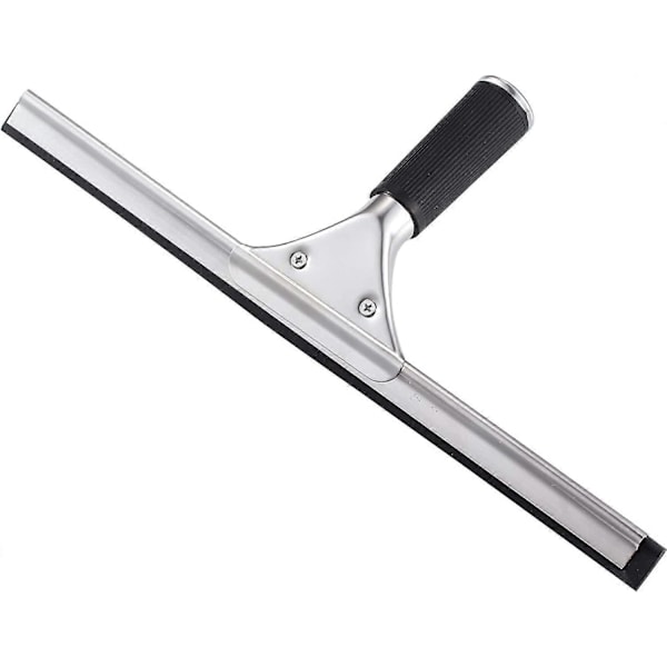 Brusevinduesskraber i rustfrit stål til husholdningsbrug, vandrensningsvisker, 35 cm.
