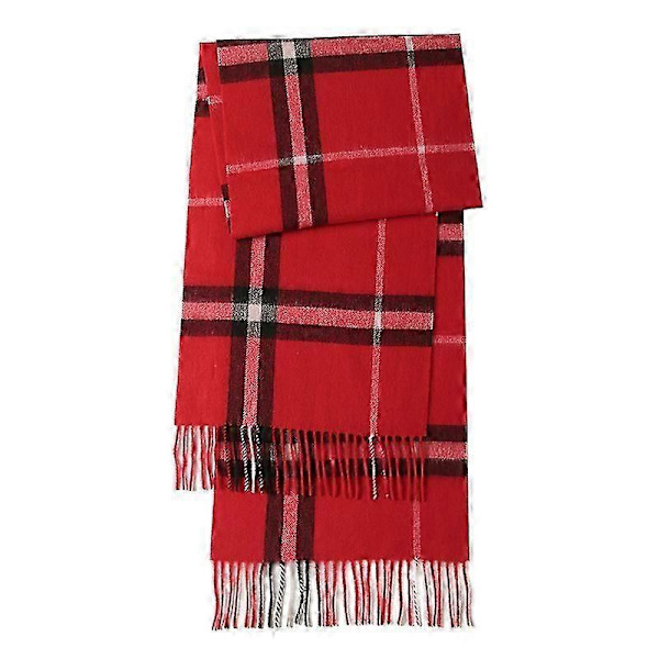 Vinter Skjerf Dame | Ullskjerf Dame | Merinoullskjerf | Skjerf Herre Vinter White